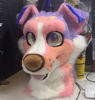 Foam Carved Fursuit Head